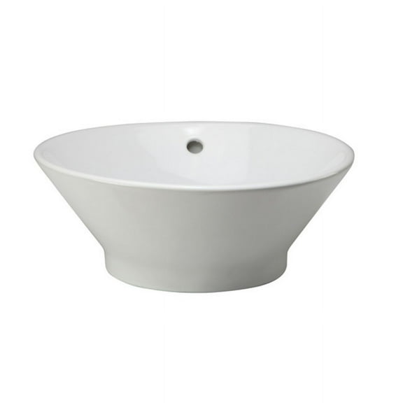 Decolav 1435 Celena 16-1/2" Above The Counter Bathroom Sink - White