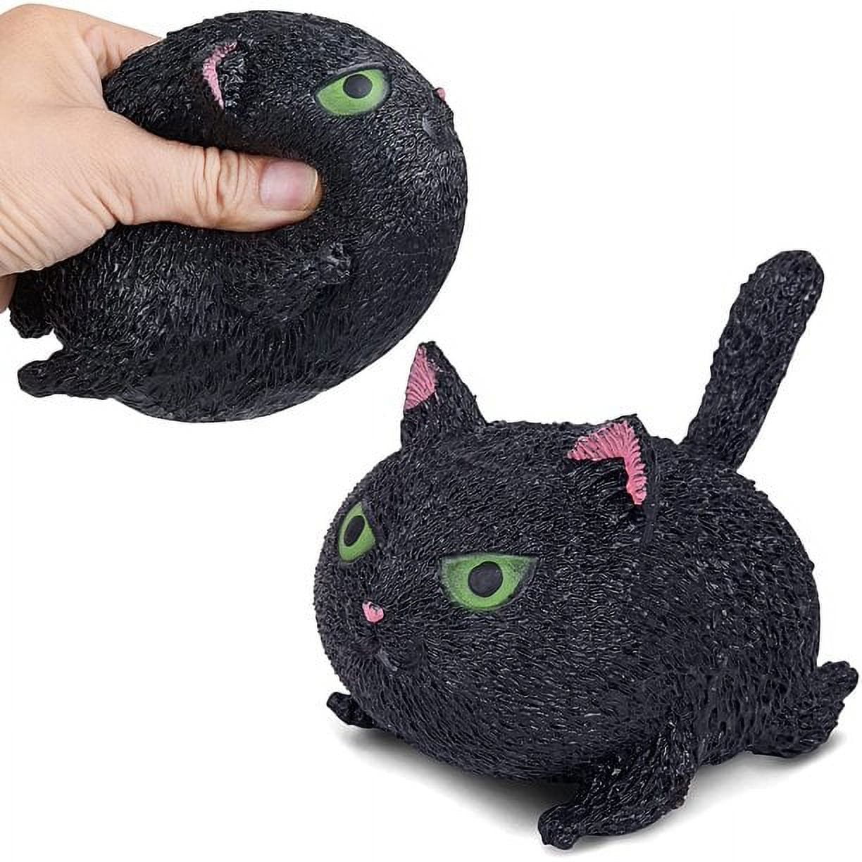 Pinch Angry Cat Cute Pet Toy Cat Shaped Squeeze Stress Relief Bola