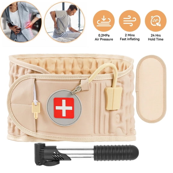 Decompression Back Belt Lumbar Support Belt for Men&Women Lower Back Pain Relief