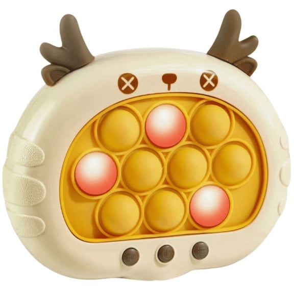 Decompression Breakthrough Puzzle Game Machine, Pop Push It Game Controller | Light Up Pattern Popping Games for Kids Adult