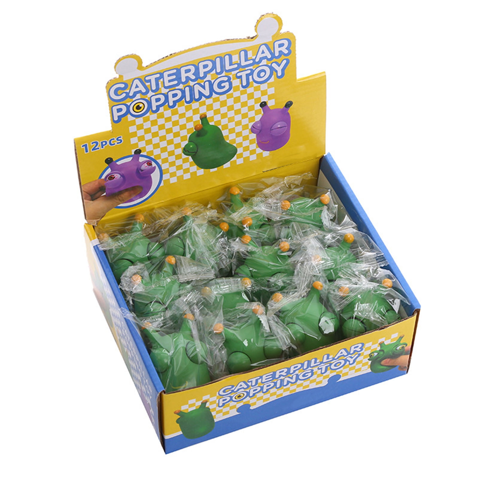 Funny Eyeball Burst Bug Eye Popping Squeeze Toy Stress Relief Pinch Toy