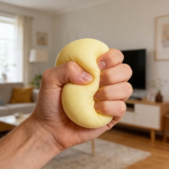 Decompression Simulation Food Cake Soft Silicone Slow Rebound Decompression Ball Pinching Pranks Props Kneading Stress-Relieving Gadget
