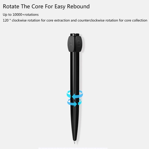 Decompression Spinning Pen for Stress Relief, Smooth Rotations Fidget Pen for Office Campus, Clickless Rotation Core, Meeting & Boredom Buster, Anxiety Relief Toy for Adults & Teens