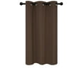 thumbnail image 1 of Deconovo 1 Panel Brown Grommet Thermal Insulated Blackout Curtain for Darking Bedroom, 42×54 inch, 1 of 8