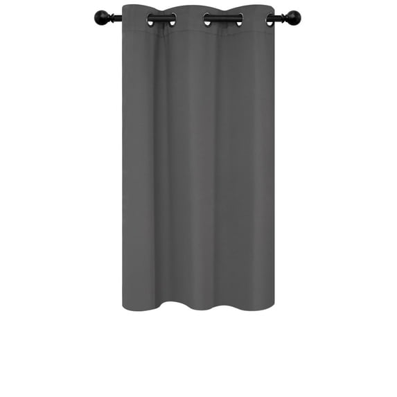 Deconovo 1 Piece Blackout Curtain Panel, Thermal Insulated Window Curtain for Living Room, 42×45 inch, Dark Gray