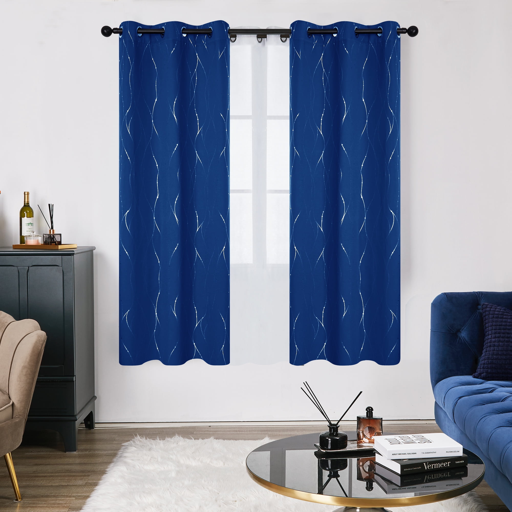 Deconovo Blackout Curtains for Boys Bedroom, 72 inch Long - Energy ...