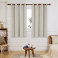 thumbnail image 1 of Deconovo Blackout Curtains Grommet Top Room Darkening Thermal Insulated Curtain Panels for Bedroom 52x63 inch Light Beige 2 Panels, 1 of 5