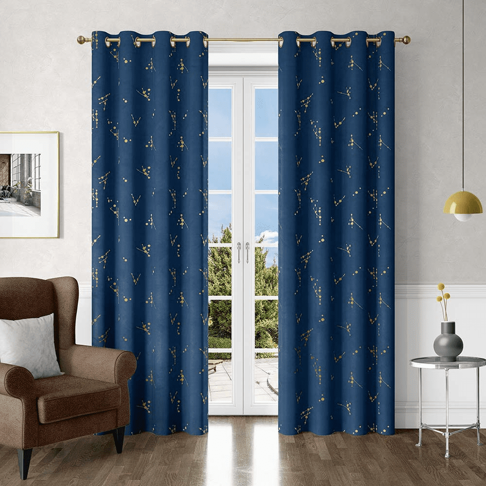 Deconovo Blackout Curtains For Living Room, Curtains 84 Inches Long 