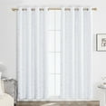 thumbnail image 1 of Deconovo Blackout Curtains, Thermal Insulated Curtains Grommet Light Blocking Window Drapes for Bedroom, Constellation Pattern Foil Printed (52 x 72 Inch, Grayish White, 2 Panels), 1 of 7