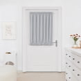 thumbnail image 1 of Deconovo Blackout French Door Curtains, Rod Pocket with Tieback, Grayish White, 54x40 in, 1 Panel, 1 of 6