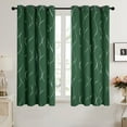 thumbnail image 1 of Deconovo Christmas Grommet Blackout Curtains for Living Room, Dark Forest，52W x 45L inch, Set of 2, 1 of 7