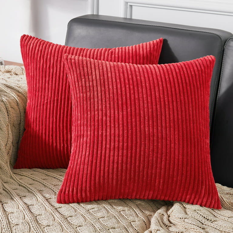  Deconovo Pillow Covers 18x18, 4-Pack Throw Pillow