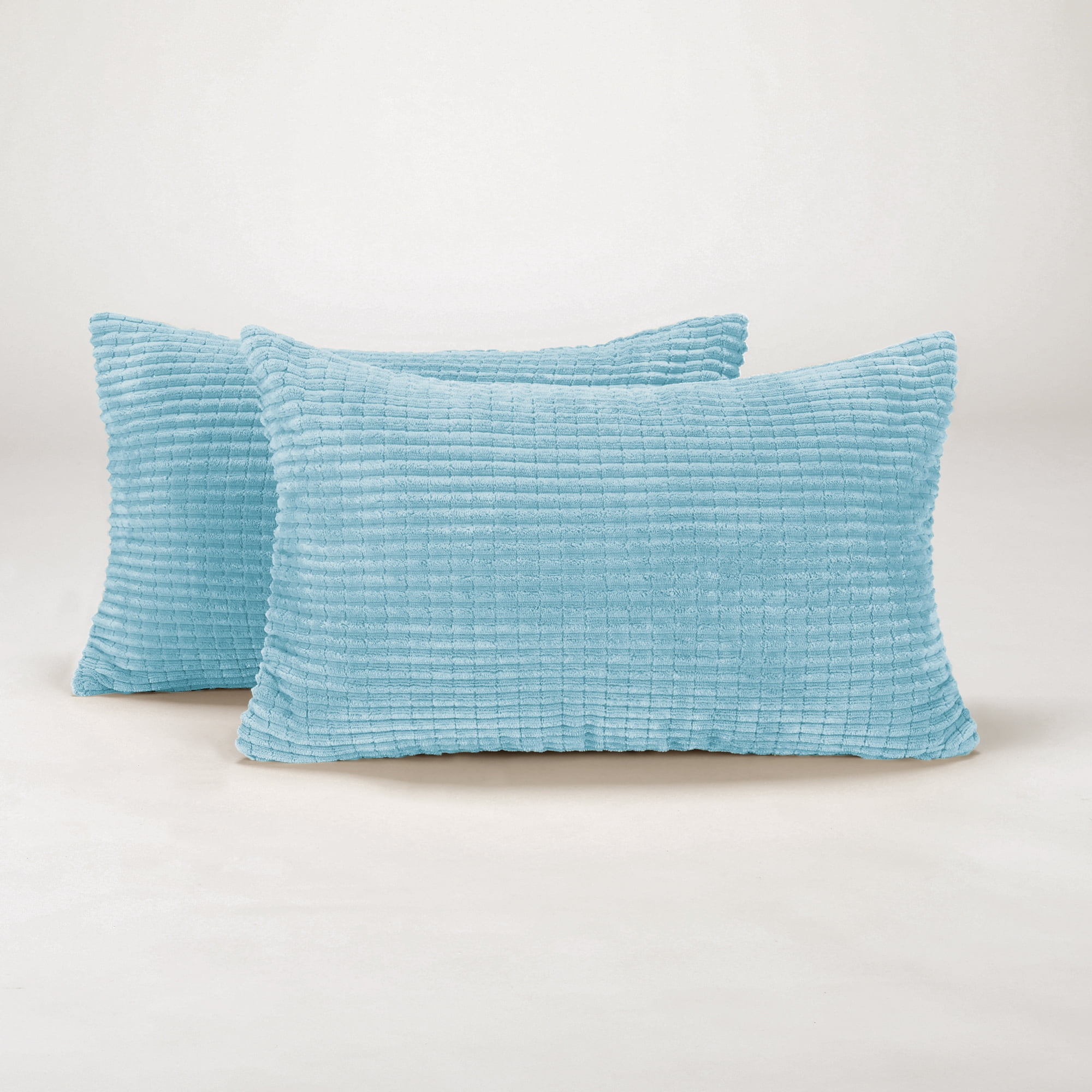 Light blue discount rectangle throw pillow