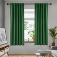 thumbnail image 1 of Deconovo Dark Forest Blackout Curtains for Living Room - Rod Pocket and Back Tab Window Drapes (42"x63", 2 Panels), 1 of 8