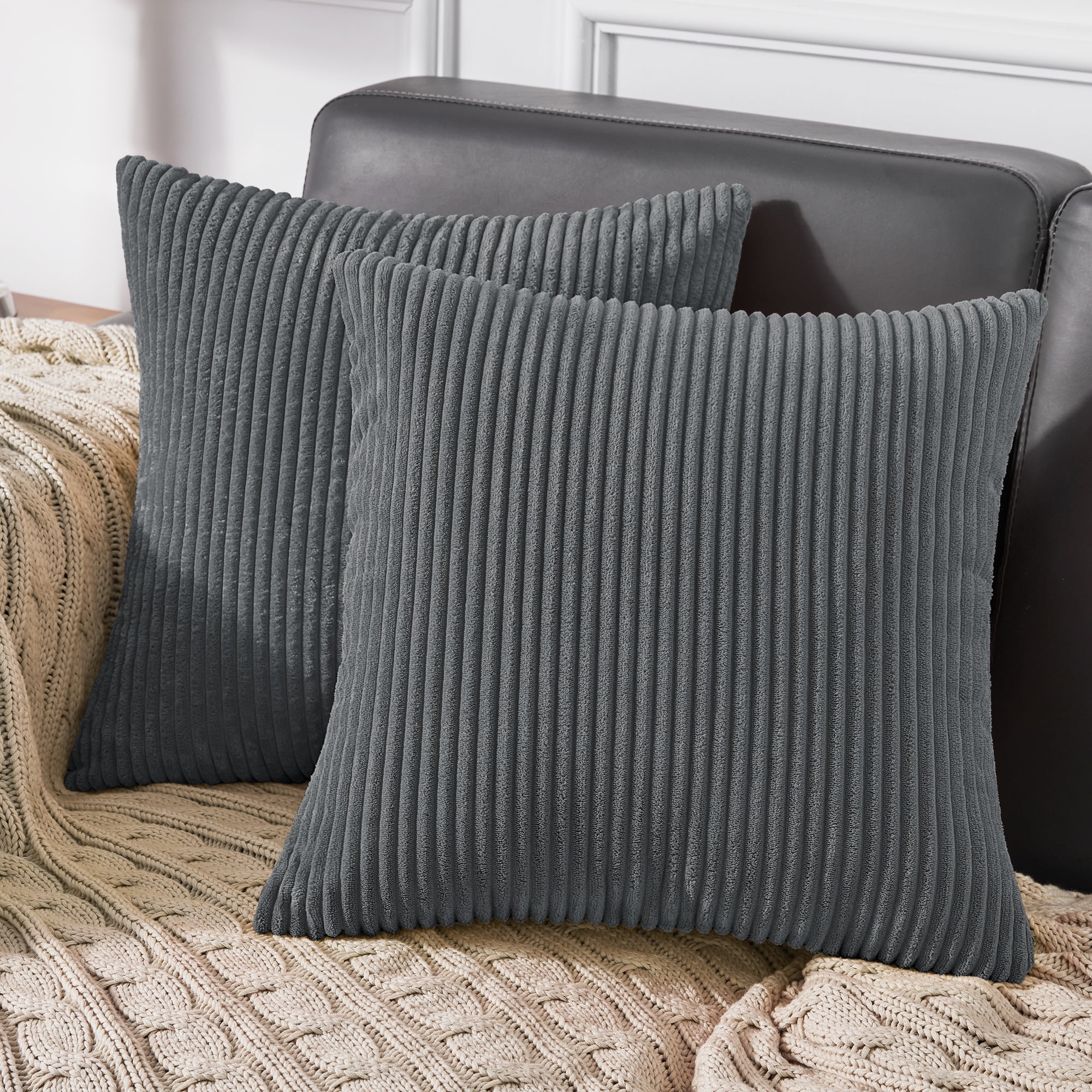 Solid Dark Brown Decorative Pillow Cover- Accent Pillows - Throw Pillows