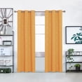 thumbnail image 1 of Deconovo Halloween Blackout Curtains Thermal Insulated Gold Diamond Foil Print Grommet Window Curtain for Bedroom, Orange Flame, 42W x 95L inch, 2 Panels, 1 of 6