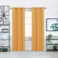 thumbnail image 1 of Deconovo Halloween Blackout Curtains Thermal Insulated Gold Diamond Foil Print Grommet Window Curtain for Bedroom, Orange Flame, 42W x 95L inch, 2 Panels, 1 of 6