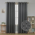 thumbnail image 1 of Deconovo Blackout Window Curtains with Grommets, Dark Gray Room Darkening Panels, Set of 2, 52x72 inch, 1 of 5