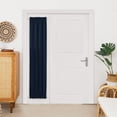 thumbnail image 1 of Deconovo Navy Blue Blackout French Door Curtains, Rod Pocket with Tieback, 25x72 in, 1 Panel, 1 of 6