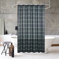 Deconovo Waterproof Fabric Shower Curtain for Bathroom, Sage Green, 72W x 72L Inch, Easy to Clean Original Design, Modern Farmhouse Bathroom Decor