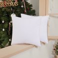 thumbnail image 1 of Deconovo Corduroy Decorative Throw Pillow Covers Pack of 2,, Whtie, 18 x 18 Inch, Square Cushion Covers for Couch Sofa Bed Living Room, 1 of 6