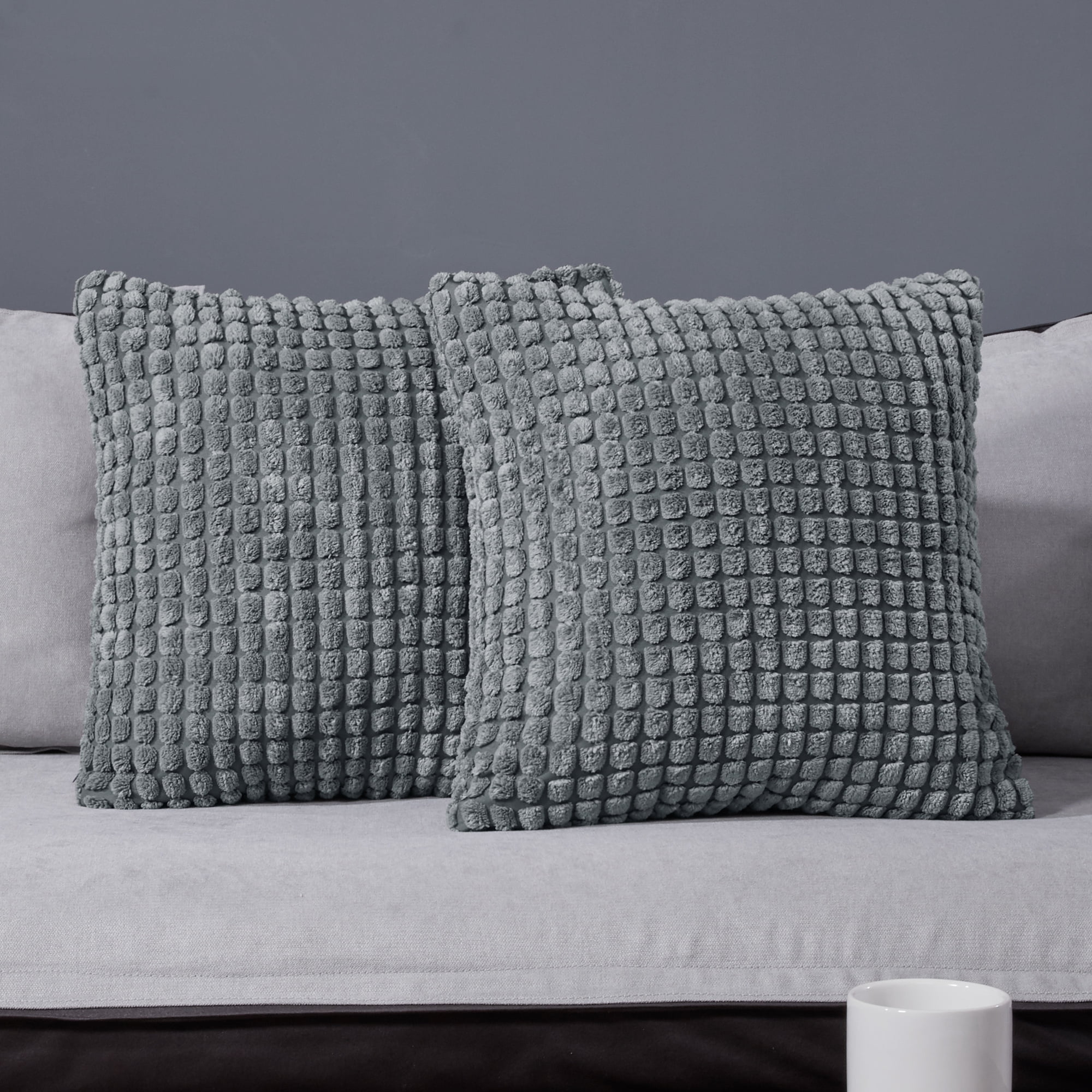 Dark gray pillow cases cheap