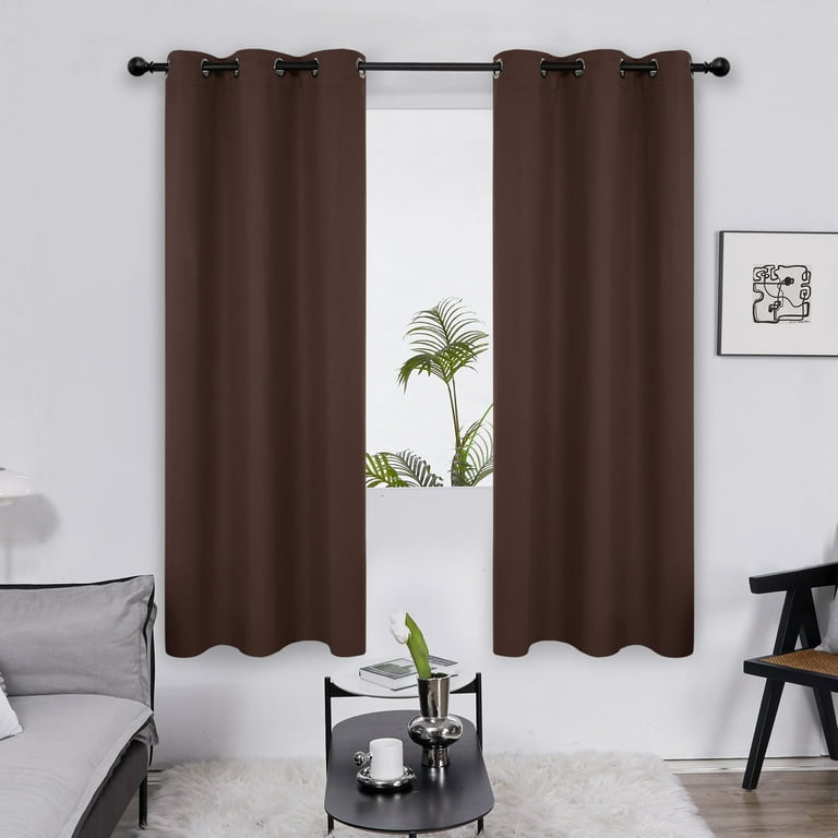 Deconovo Room Darkening Curtain Thermal Insulated Grommet Blackout