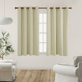 thumbnail image 1 of Deconovo Room Darkening Curtains 2 Panels Grommet Curtain Panels Thermal Insulated Blackout Curtains for Bedroom 55Wx54L inch Beige, 1 of 5