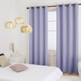 thumbnail image 1 of Deconovo Room Darkening Curtains Grommet Curtain Panels Thermal Insulated Blackout Curtains 55Wx84L inch Light Purple 2 Panels, 1 of 5