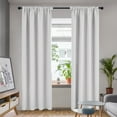 thumbnail image 1 of Deconovo Room Darkening Curtains for Bedroom, 42W x 95L inch, Greyish White, Set of 2, 1 of 8