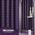 thumbnail image 1 of Deconovo Silver Diamond Foil Print Blackout Curtains Room Darkening Thermal Insulated Curtain Panels Grommet for Living Room Purple Grape 42x63 Inch 2 Panels, 1 of 5