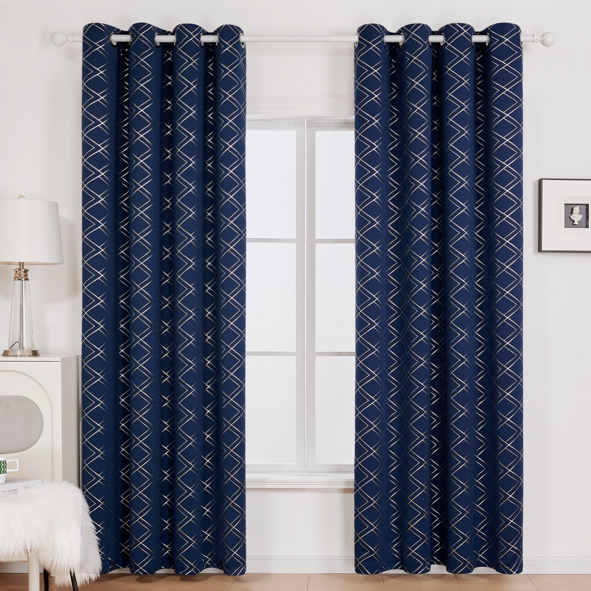 Deconovo-Silver-Print-Blackout