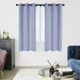 thumbnail image 1 of Deconovo Silver Printed Blackout Curtains - 2 Panels, Wave Dots Pattern, Grommet Top, 42"x45", Thermal Insulated Drapes for Bedroom & Living Room, Light Purple, 1 of 8