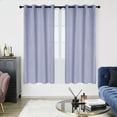 thumbnail image 1 of Deconovo Silver Printed Blackout Curtains - 2 Panels, Wave Dots Pattern, Grommet Top, 52"x72", Thermal Insulated Drapes for Bedroom & Living Room, Light Purple, 1 of 9