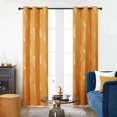 thumbnail image 1 of Deconovo Silver Wave Printed Blackout Curtains, Grommet Top Thermal Insulated Window Curtains for Bedroom (42 x 95 inch, Orange Flame, 2 Panels), 1 of 9