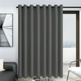 thumbnail image 1 of Deconovo Thermal Insulated Room Darkening Curtains 100x84 inch Wide Grommet Blind Window Curtains for Nursery Light Gray 1 Panel, 1 of 10
