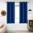 thumbnail image 1 of Deconovo Thermal Insulated Curtain Grommet Short Blackout Curtains for Kitchen Windows (Royal Blue, 42" x 45", 2 Panels), 1 of 10