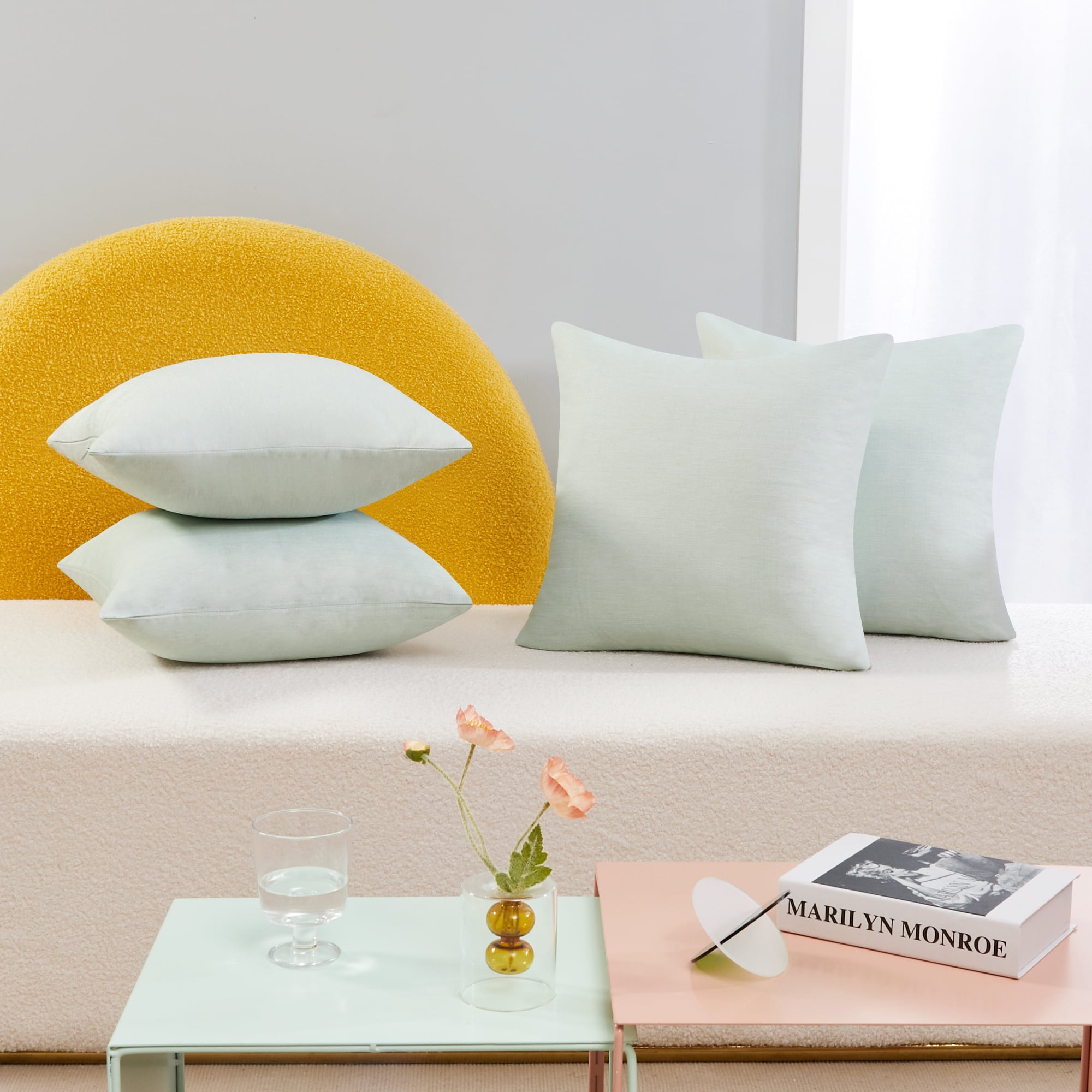 Pastel top pillow cases