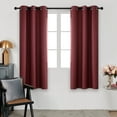 thumbnail image 1 of Deconovo New Year Total Blackout Curtains, Thermal Insulated, Red, 38 x 72 inch, 2 Panels for Bedroom, 1 of 9