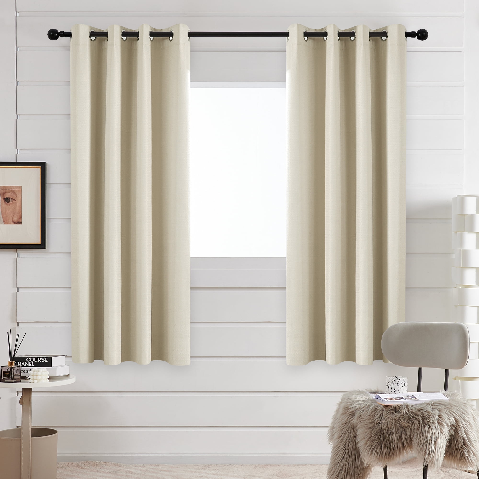 Deconovo Total Blackout Curtains for Bedroom - Thermal Insulated ...