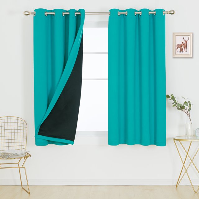 Deconovo Total Blackout Curtains for Sliding Glass Door Thermal