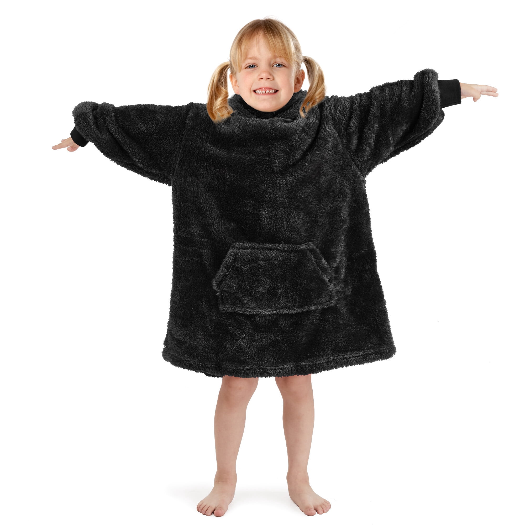 Deconovo Wearable Blanket Hoodie for Children, OekoTex Certified