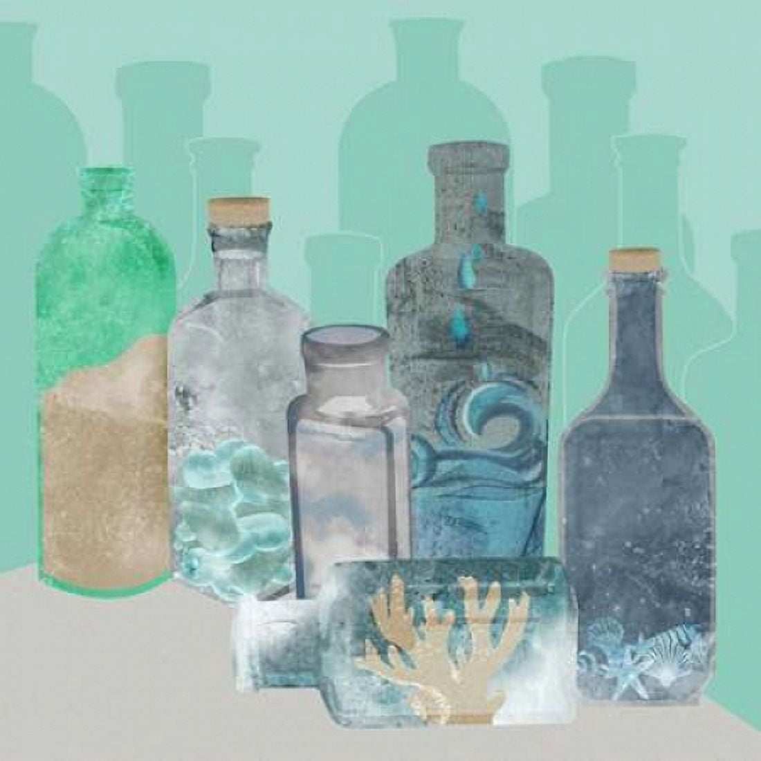 Deconstructed Beach Canvas Art - Longfellow Designs (24 x 24)