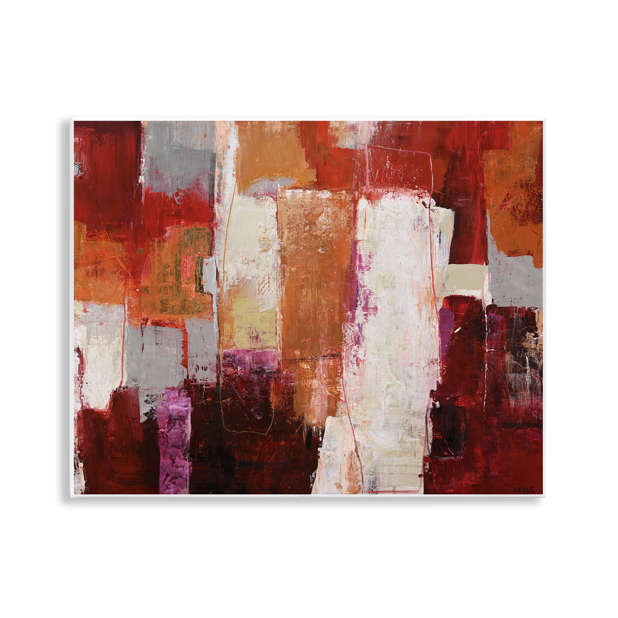 Deconstructed City Abstract Wall Plaque Art, design by Design Fabrikken