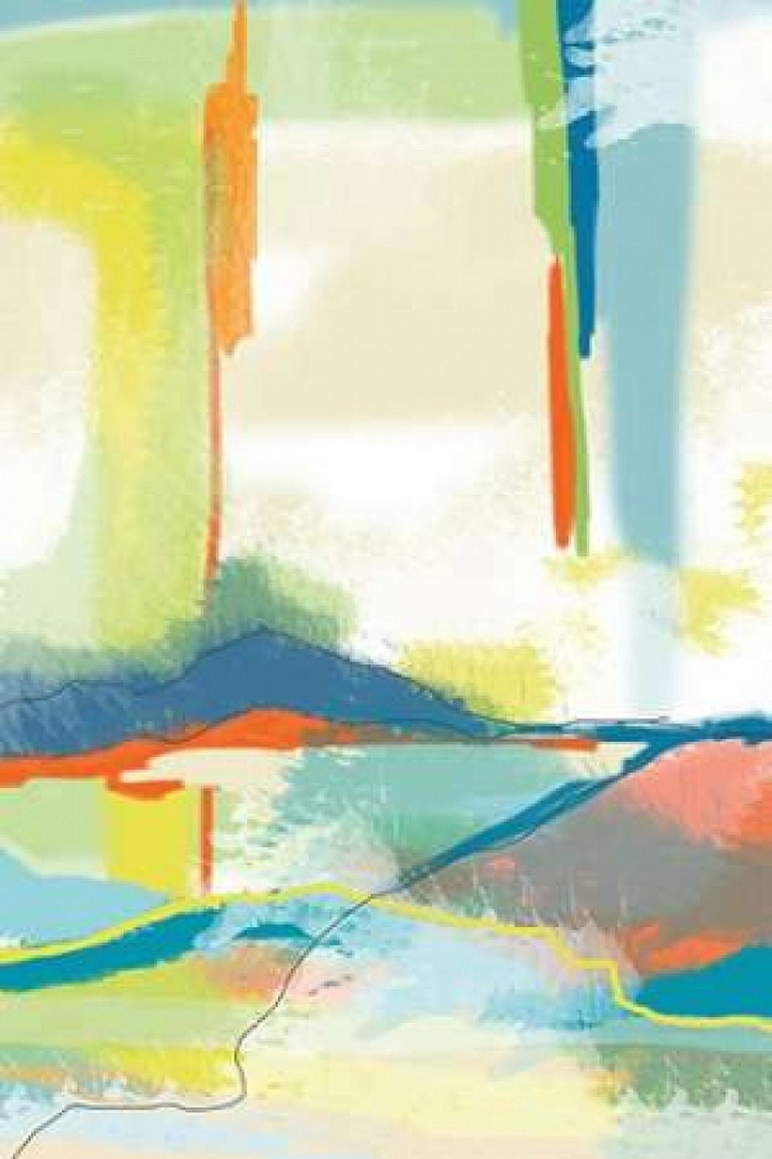 Deconstructed Landscape 4 Canvas Art - Jan Weiss (24 x 36)