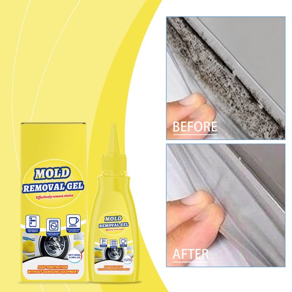 Decontamination Gel Cleaner, Indoor Wall Cleaner, Wall Joint Cleaner, Washing Machine Cleaner, Refrigerator Rubber Ring Cleaner, Multi-Surface Cleaning Gel, Household Stain Remover