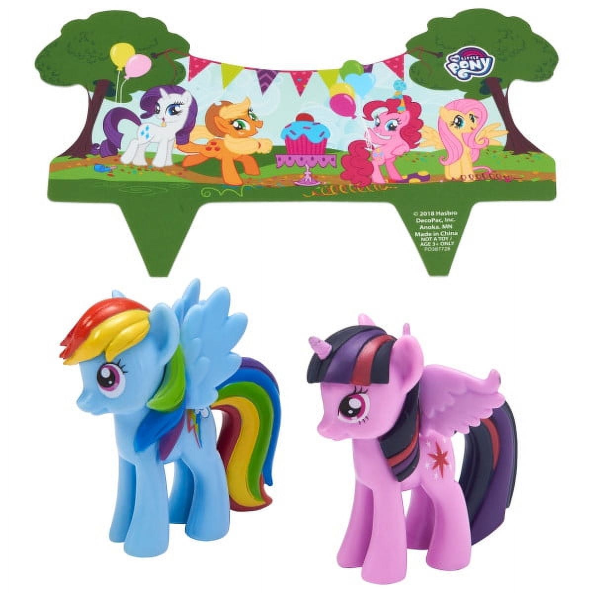 BAKERY CRAFTS Decopac Birthday Cake Topper - My Little Pony - It's a Pony Party!