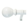 thumbnail image 1 of Decopolitan 1" Diameter Ball Telescoping Drapery Rod Set 18-36" White, 1 of 2