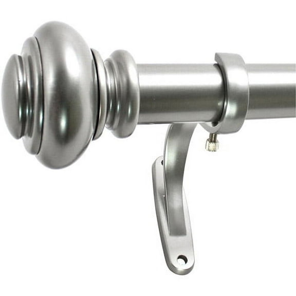 Decopolitan 1" Urn Adjustable Curtain Rod Set
