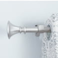 Decopolitan FACETED TRUMPET CURTAIN ROD SET, 72 to 144 Inches, Antique